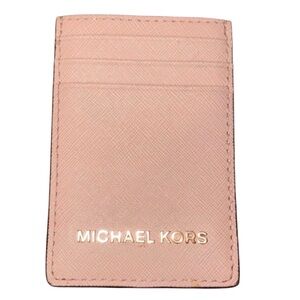Michael Kors Blush Card Holder